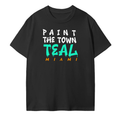 PAINT THE TOWN TEAL in Black