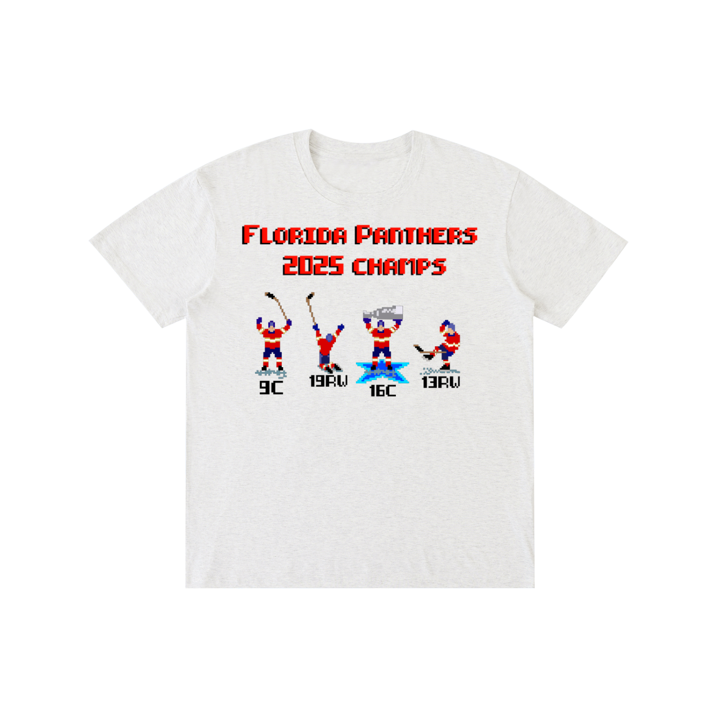 Florida Panthers — 2025 Champs (8-Bit Edition) 🐆🎮🏆🏆