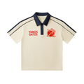 Vamos Gatos Simple Polo polo shirt in Mild Apricot