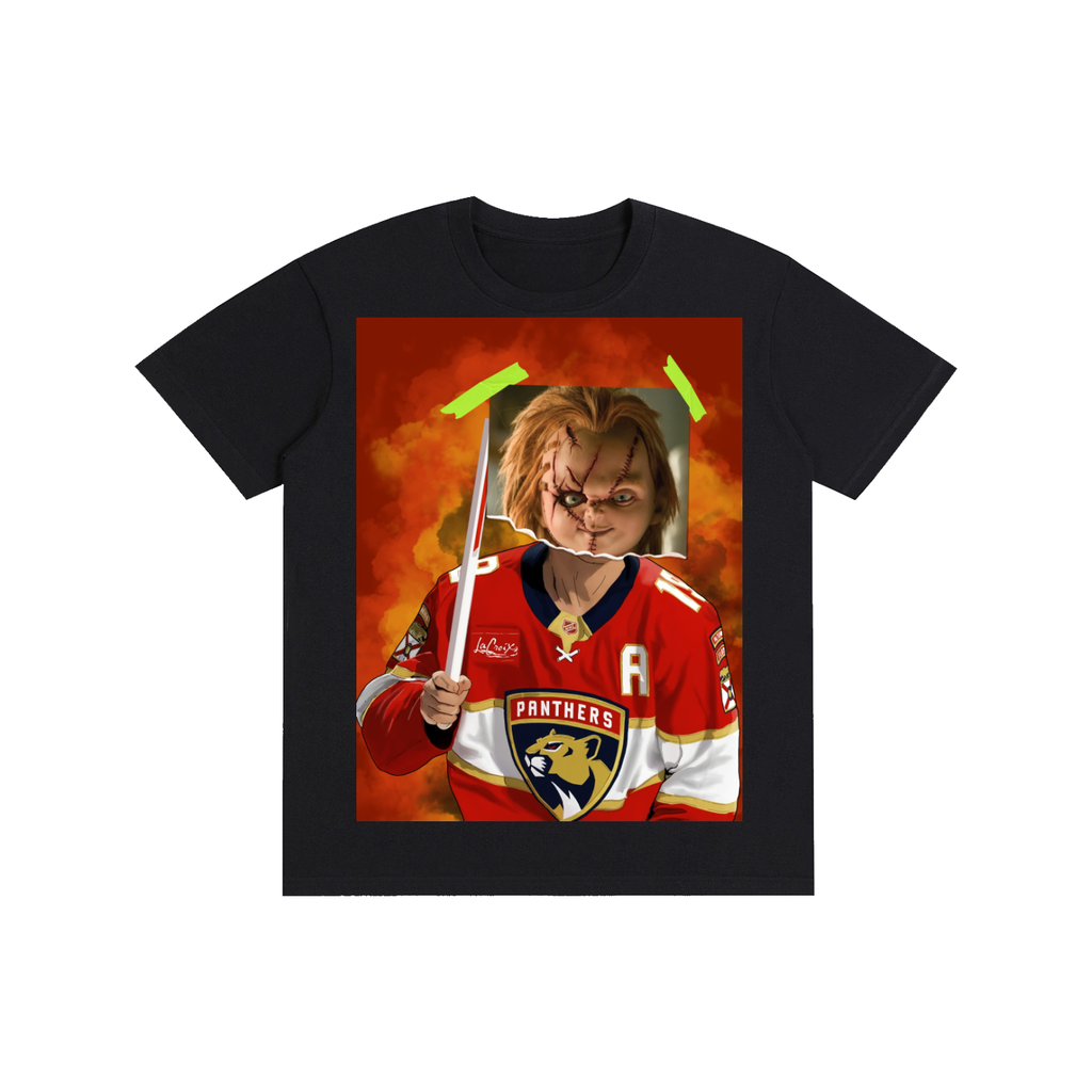 Tkachuk x Chucky Mashup t-shirt in Classic Black