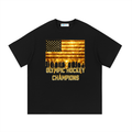 Olympic Hockey Champions – Gold Drip Flag Tee t-shirt in Black