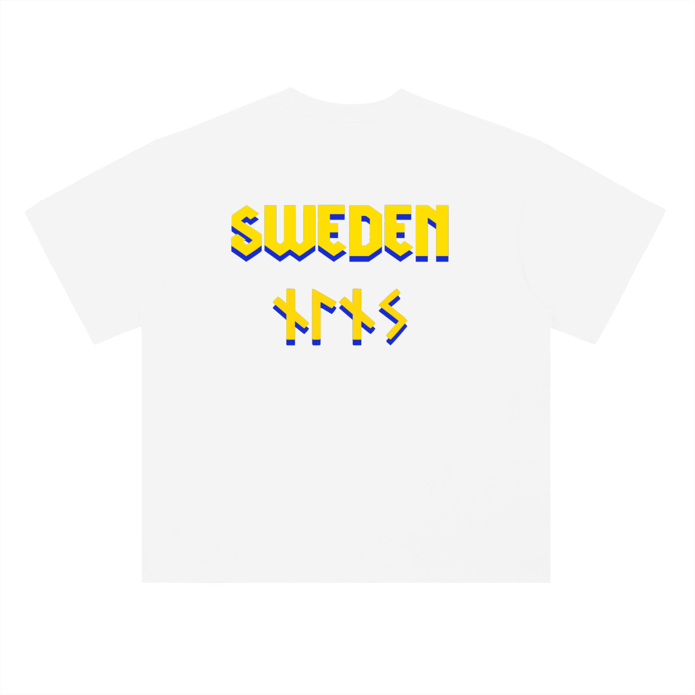 Gus the Viking Olympics 2026 Drop Shoulder Cotton T-Shirt 🇸🇪 🏒 👑