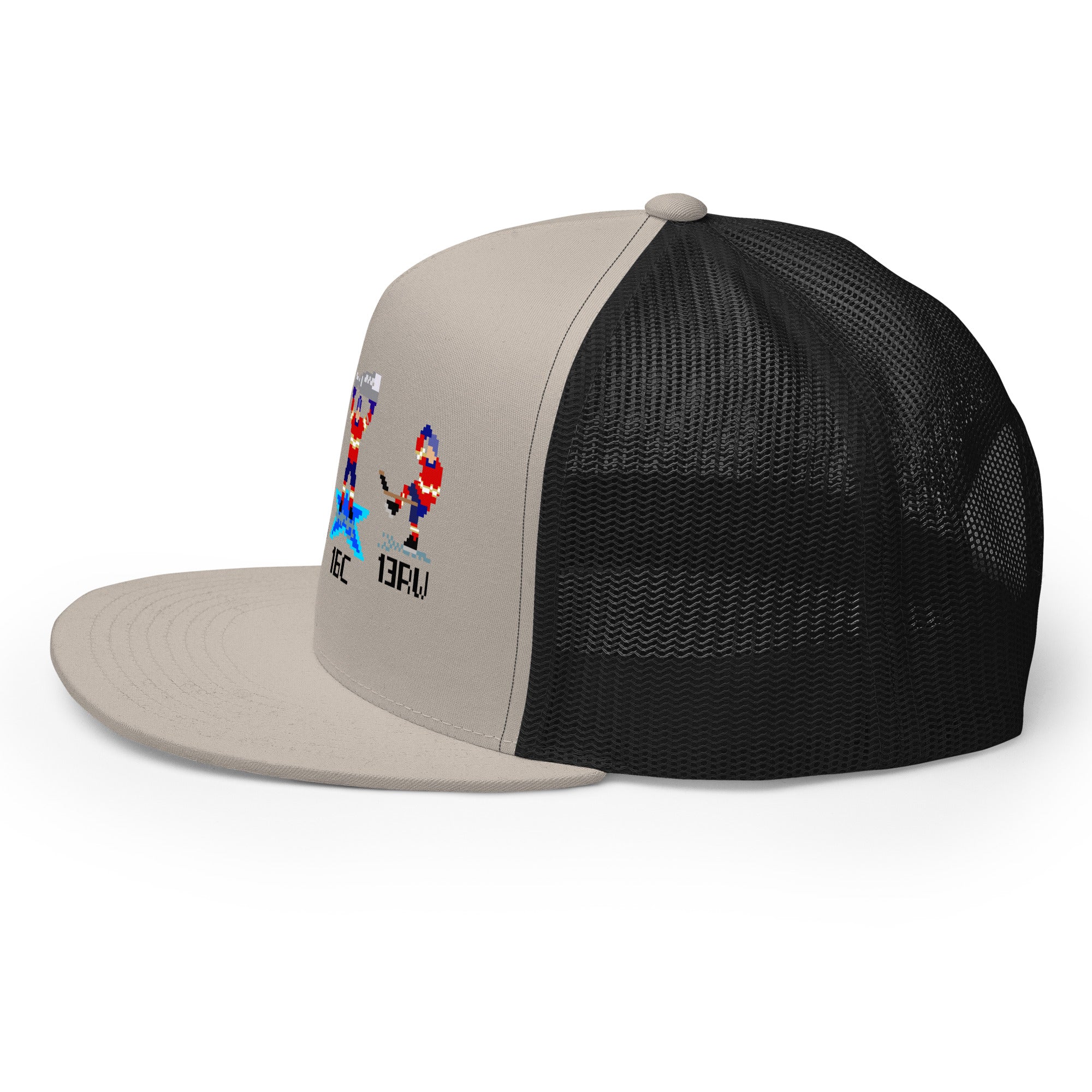 8Bit Champs - Trucker Cap in Black left view