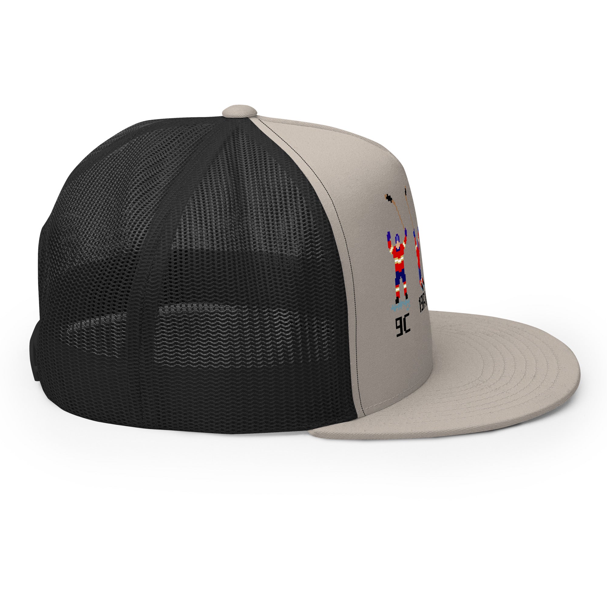 8Bit Champs - Trucker Cap in Black right view