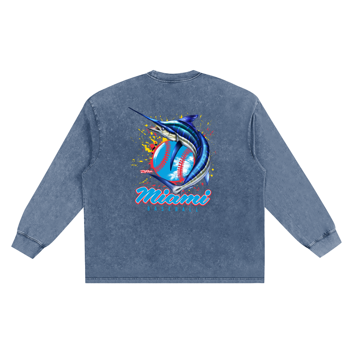 Miami Baseball x iTIXNOW 🎣⚾️ Designed By Dennis Friel