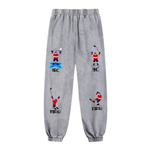 2025 Champs (8-Bit Edition) Snow Wash Heavyweight Jogged Sweatpants 🏆🏆