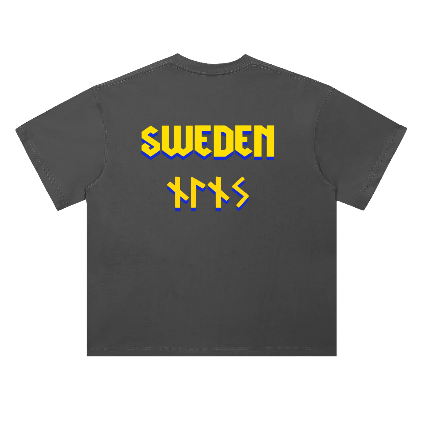 Gus the Viking Olympics 2026 Drop Shoulder Cotton T-Shirt 🇸🇪 🏒 👑
