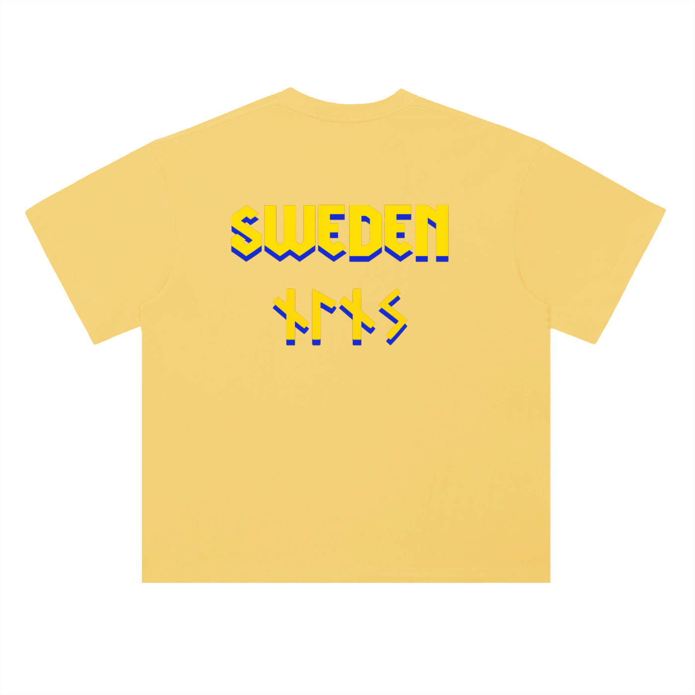 Gus the Viking Olympics 2026 Drop Shoulder Cotton T-Shirt 🇸🇪 🏒 👑