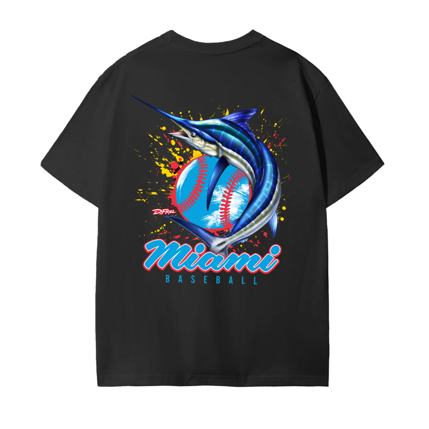 Miami Baseball x iTIXNOW 🎣⚾️ Designed By Dennis Friel
