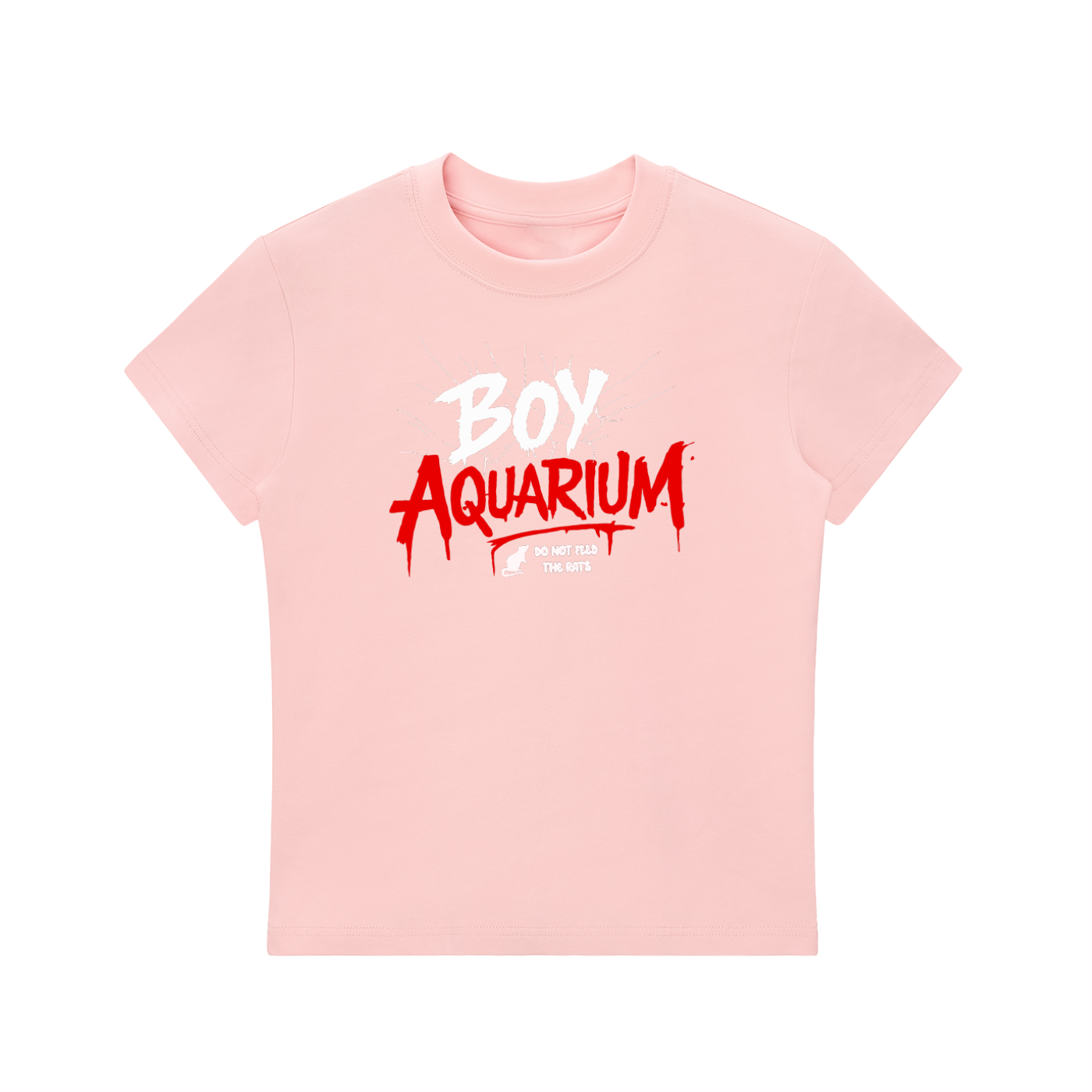 Boys Aquarium - Do Not Feed The Rats Bodycon Women’s Crewneck T-Shirt 🐠 🏒