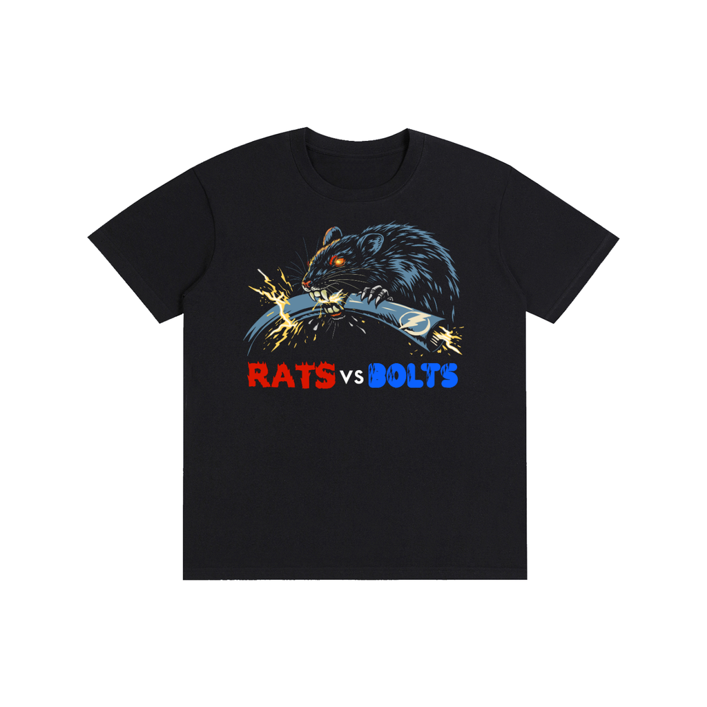 Rats vs Bolts — Power Cut Tee 🐀 🏒 ⚡️