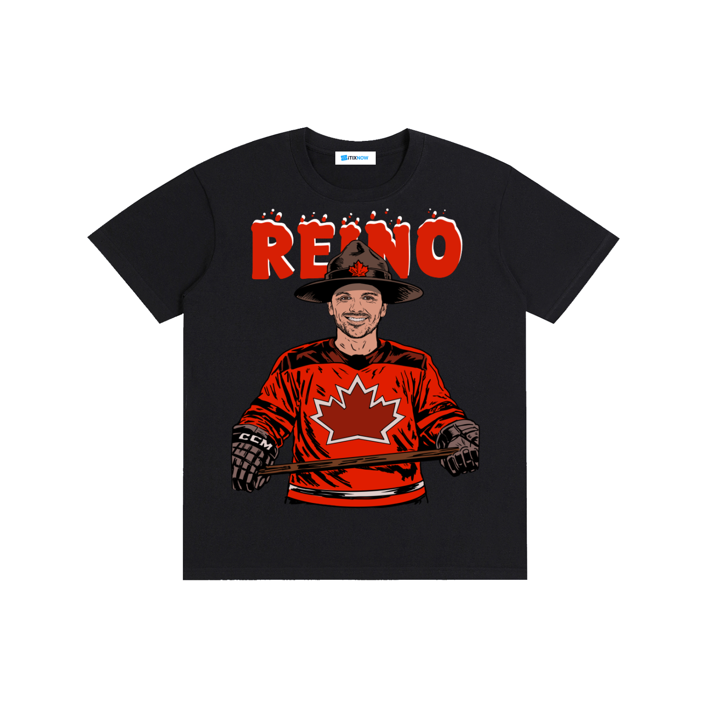 REINO: The Northern Sniper - Pure Cotton Unisex T-Shirt 🇨🇦 🍁 🏒