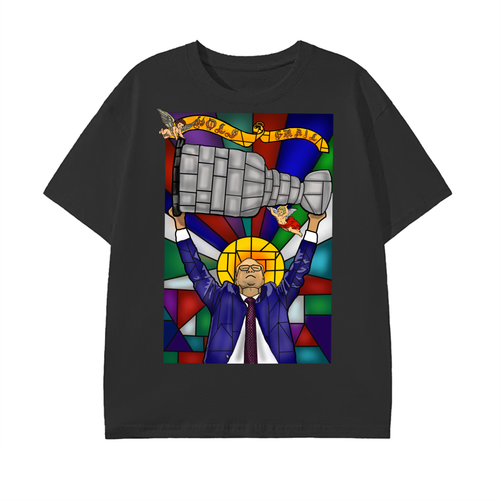 St. Paul of Sunrise Pure Cotton Unisex T-Shirt in Classic Black