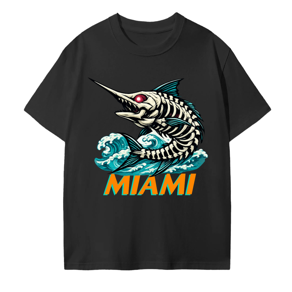 Miami Bone Wave in Black
