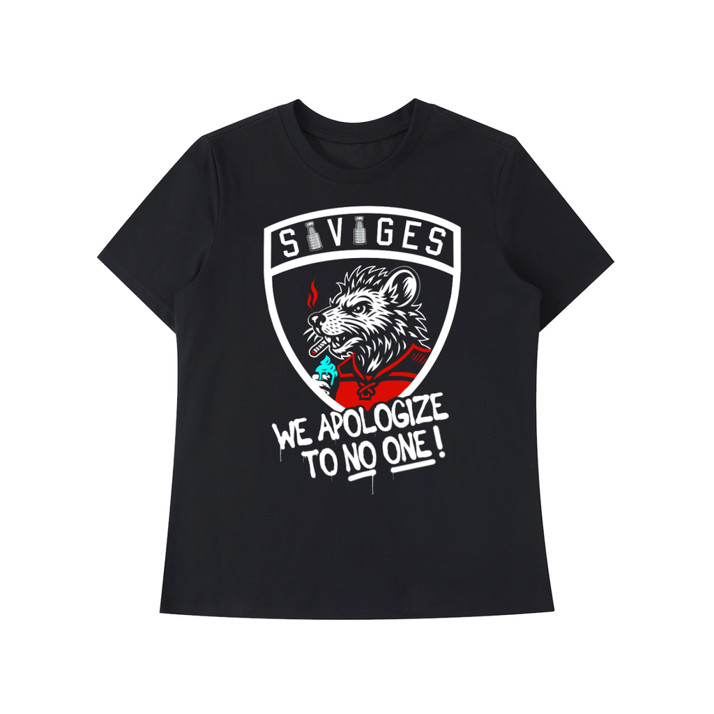 SAVAGES Standard Women’s Shoulder T-Shirt 🐀 🏒