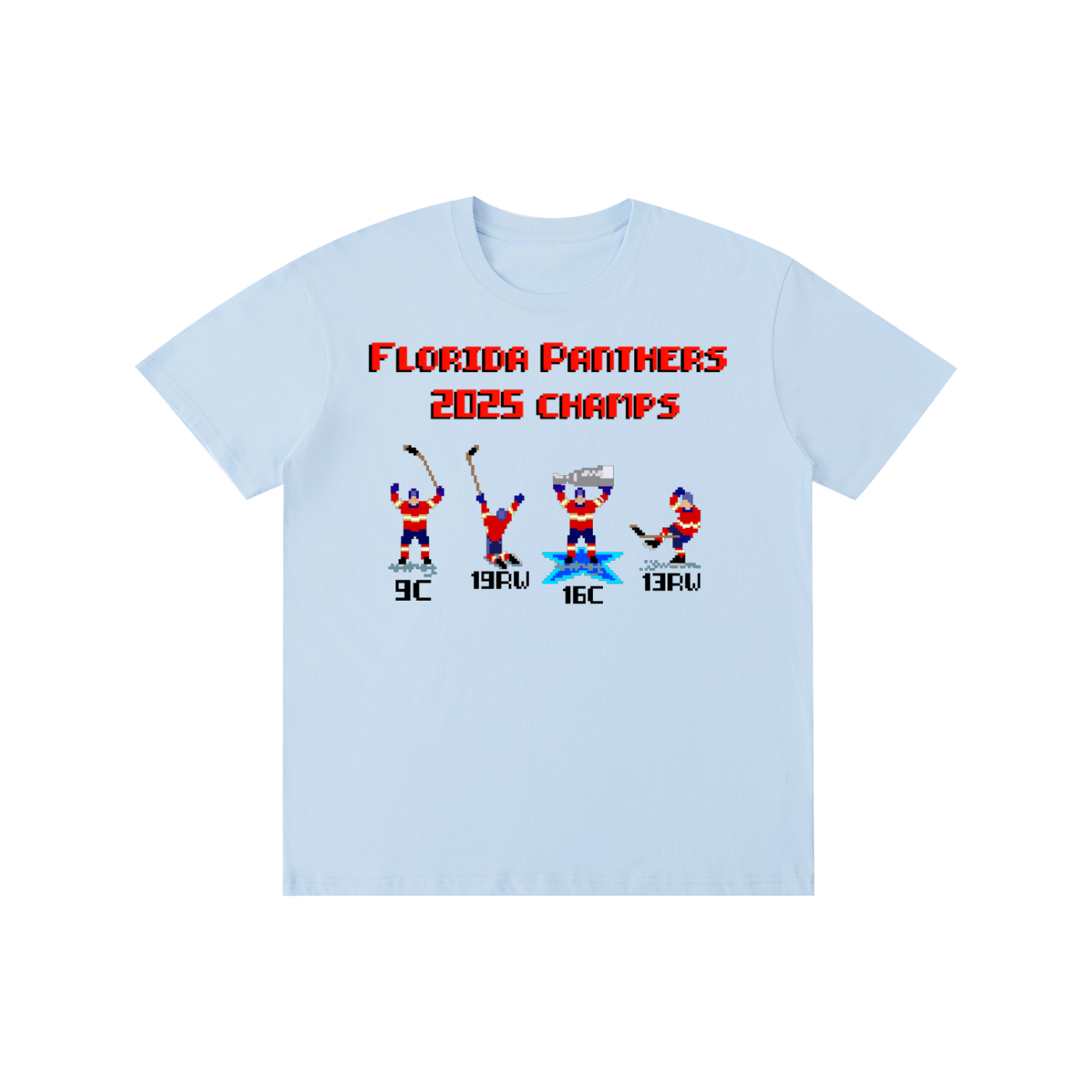 Florida Panthers — 2025 Champs (8-Bit Edition) 🐆🎮🏆🏆