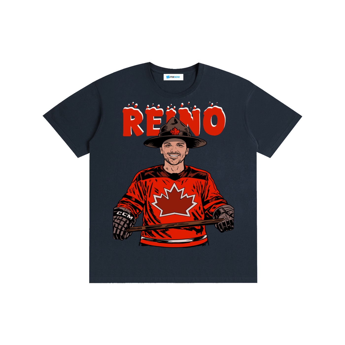 REINO: The Northern Sniper - Pure Cotton Unisex T-Shirt 🇨🇦 🍁 🏒