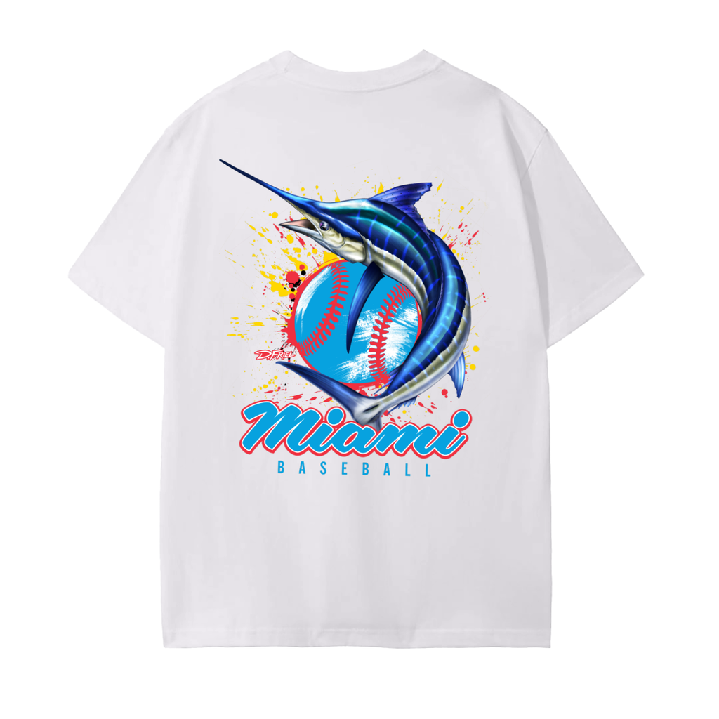 Miami Baseball x iTIXNOW 🎣⚾️ Designed By Dennis Friel