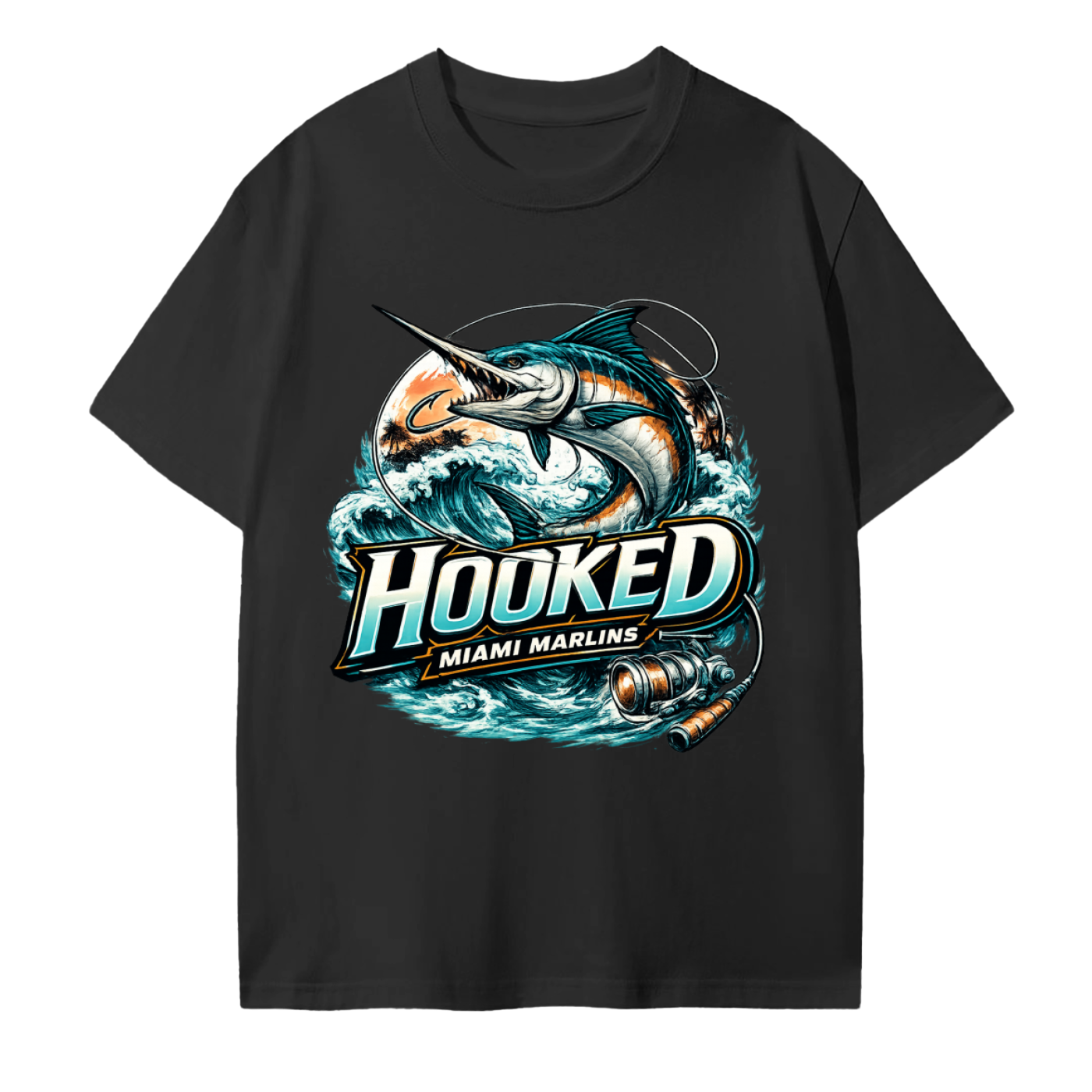 Hooked – Miami Marlins in Black