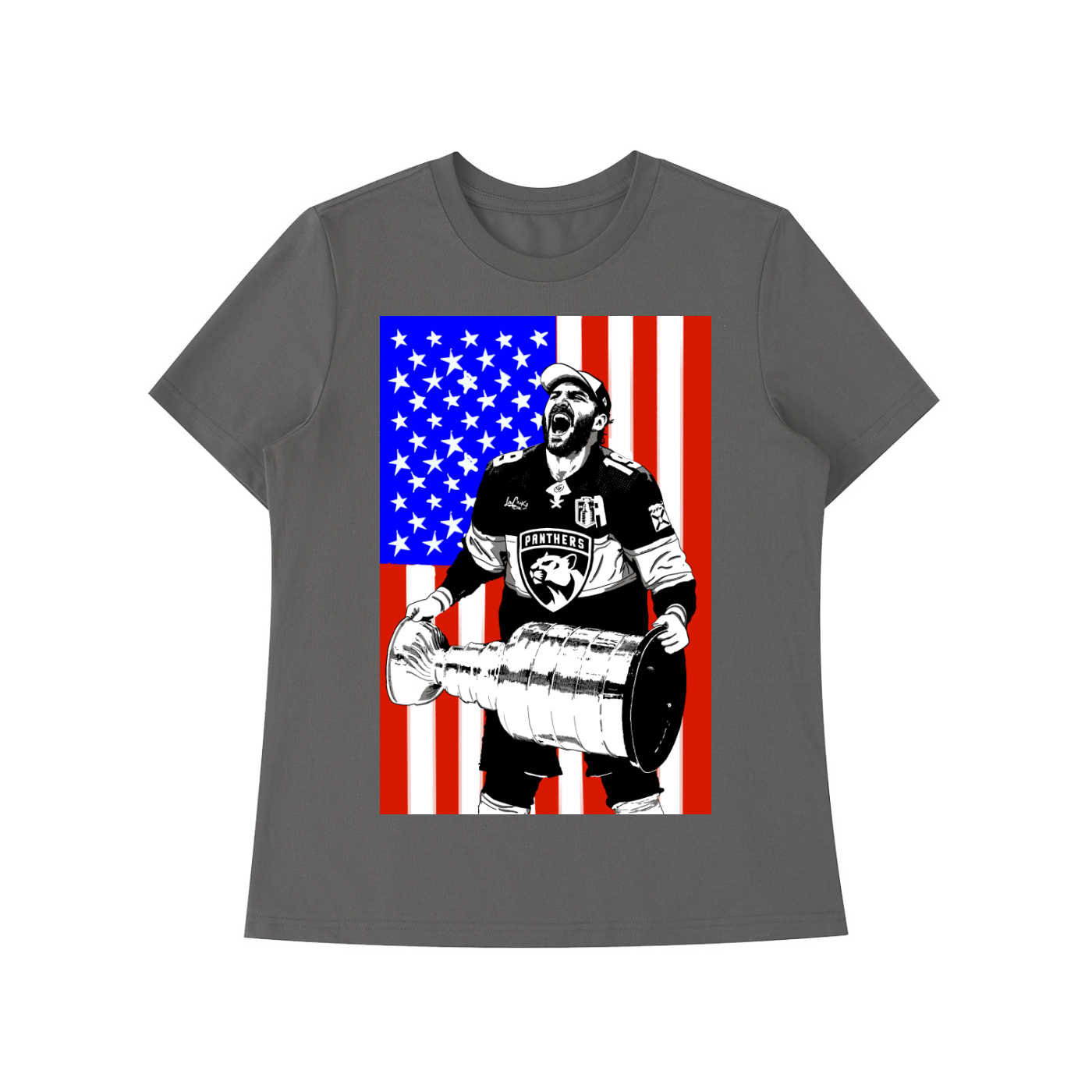 Chucky USA Cup Olympic Ready Standard Women Shoulder T-Shirt 🇺🇸 🏆