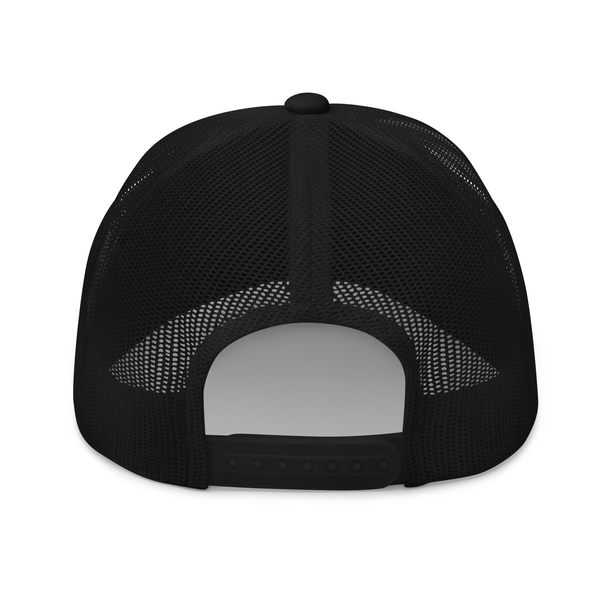 Trucker Cap Rally Towel 2025 in Black back view