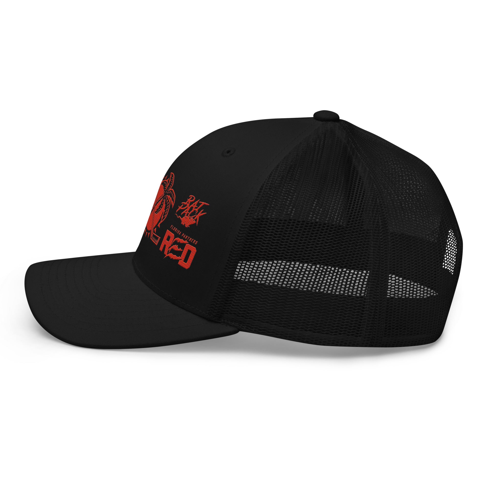 Trucker Cap Rally Towel 2025 in Black left view