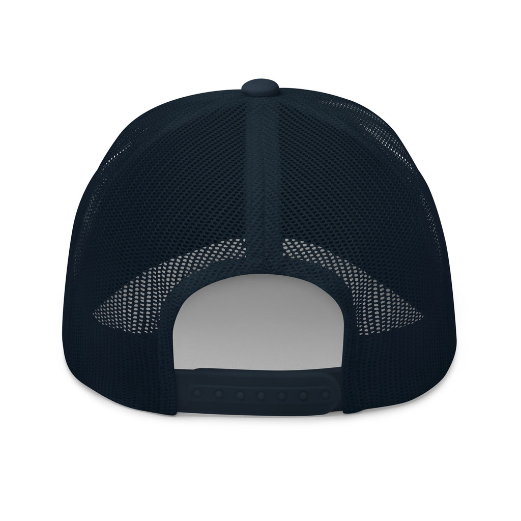 Trucker Cap Rally Towel 2025 in Navy back view