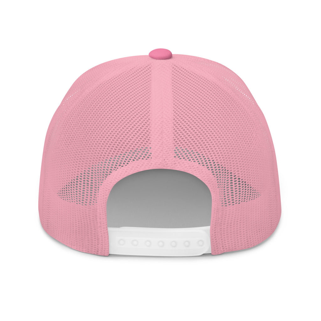 Trucker Cap Rally Towel 2025 in Pink back view