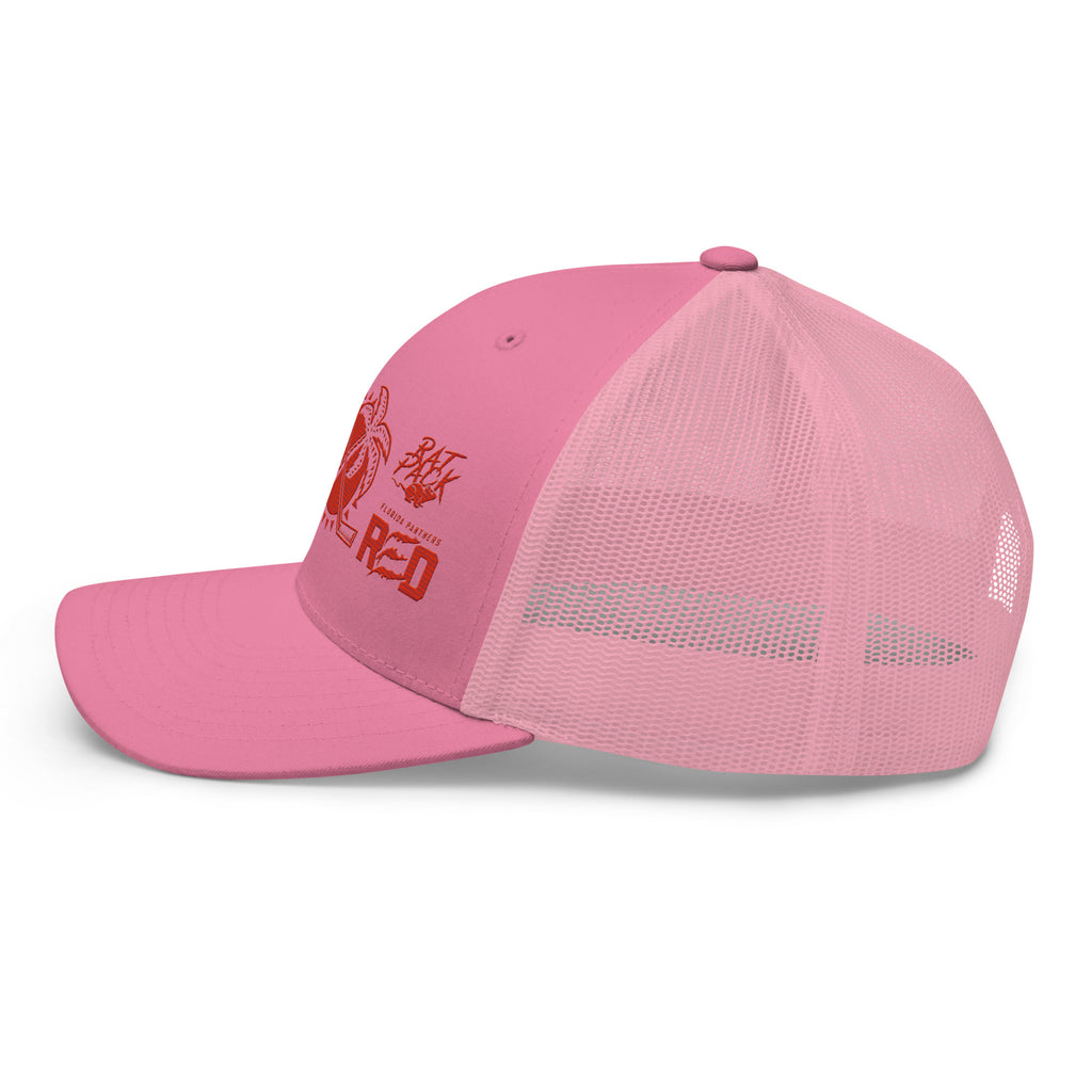 Trucker Cap Rally Towel 2025 in Pink left view