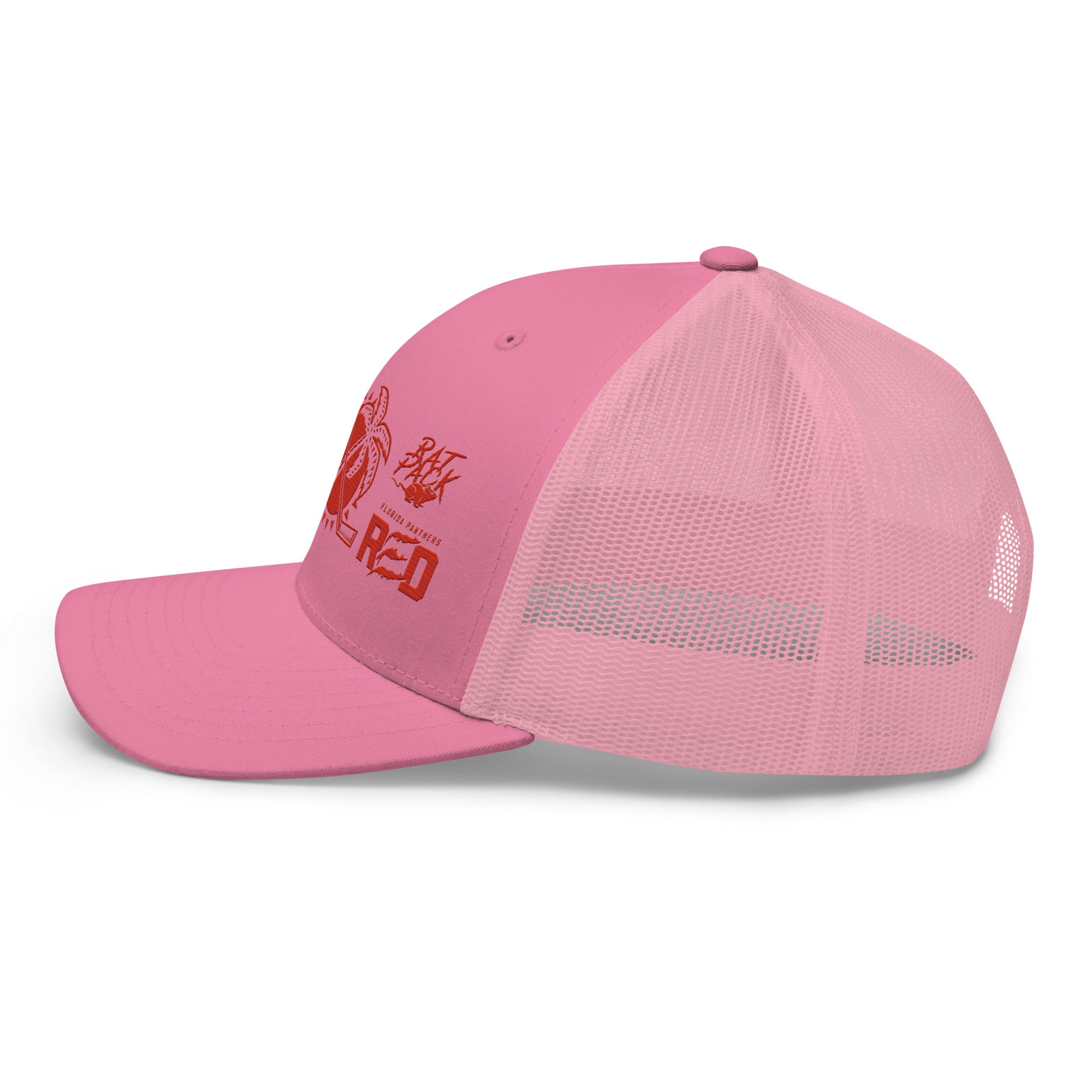 Trucker Cap Rally Towel 2025 in Pink left view